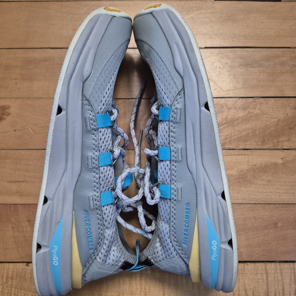 Danner Womens Rivercomber 3 in. Shoe Wild Dove / Bright Blue Sz 7.5 - Picture 11 of 12